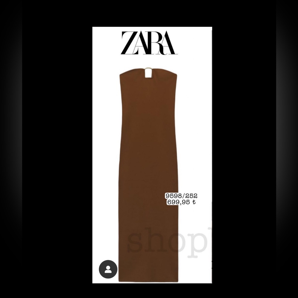 Zara Strapless Dress - Picture 3 of 4